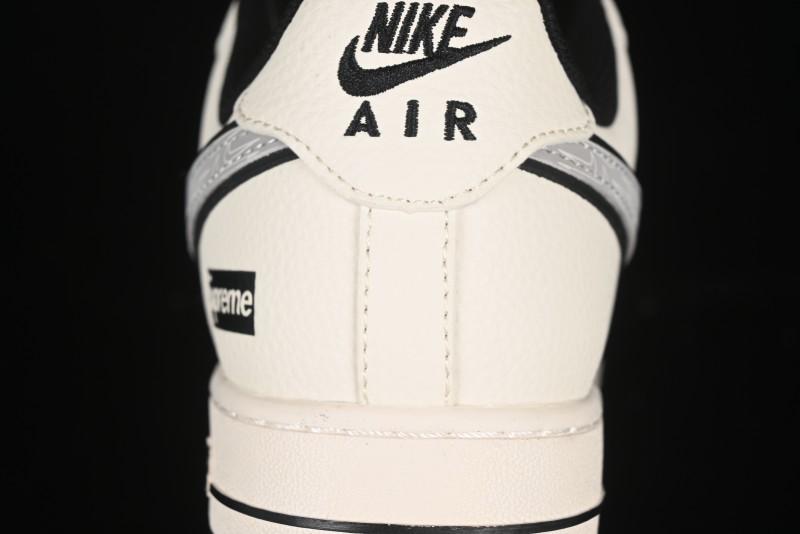 Nike Air Force 1 '07 Low Supreme Collaboration Shadow Swoosh Casual Sneakers - XX3168-149