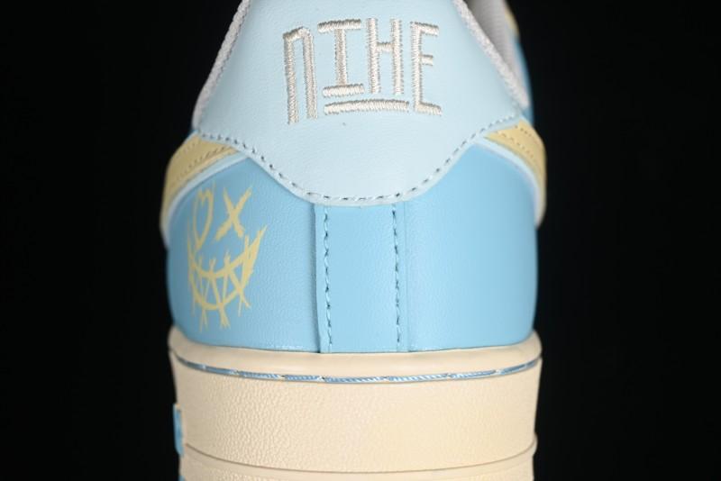 Nike Air Force 1 '07 Low Custom Casual Sneakers with Full-Length Honeycomb Air Cushion - XL2312-555