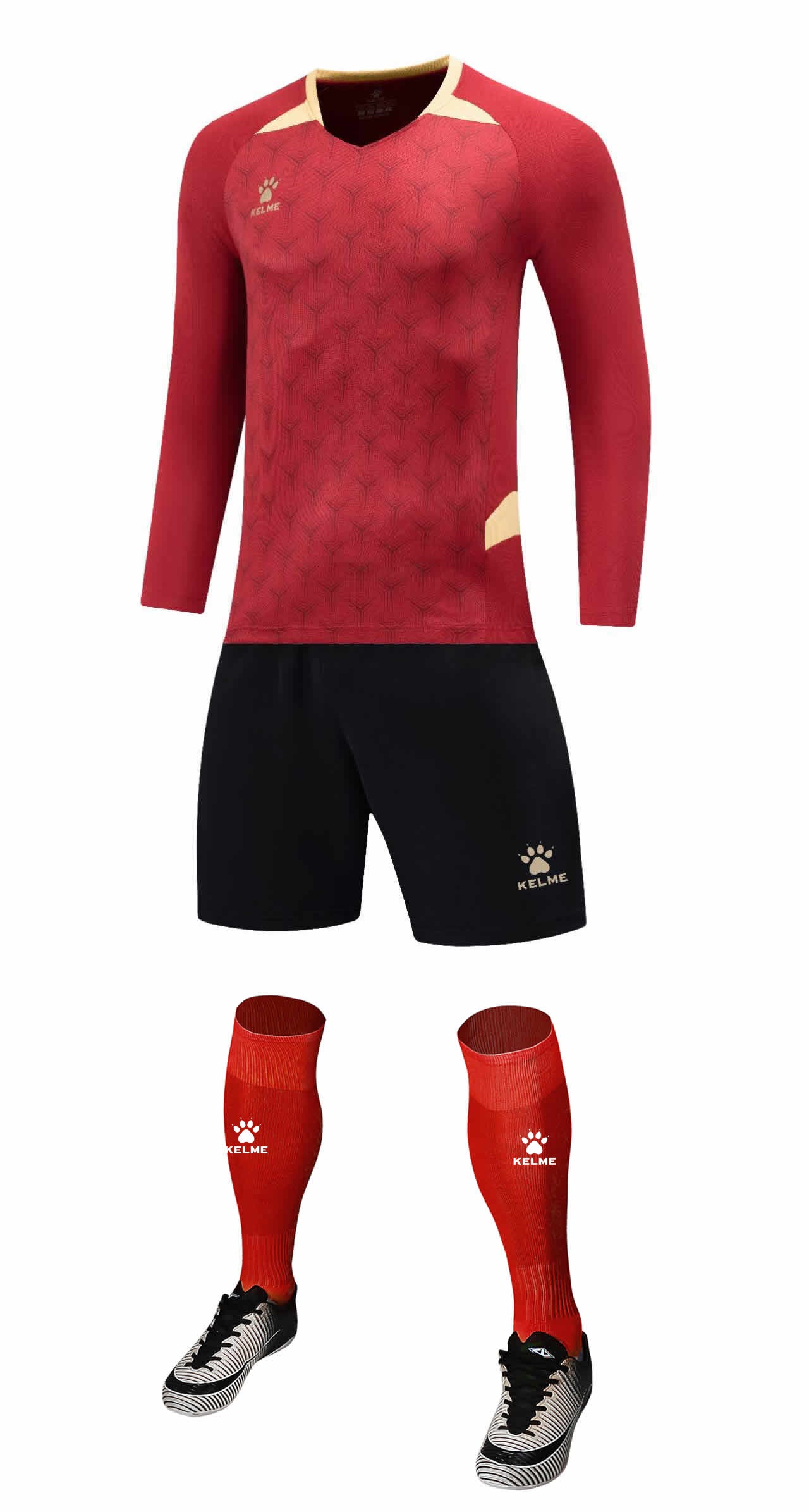 K9002 long-sleeved suit four colors 3XS-4XL