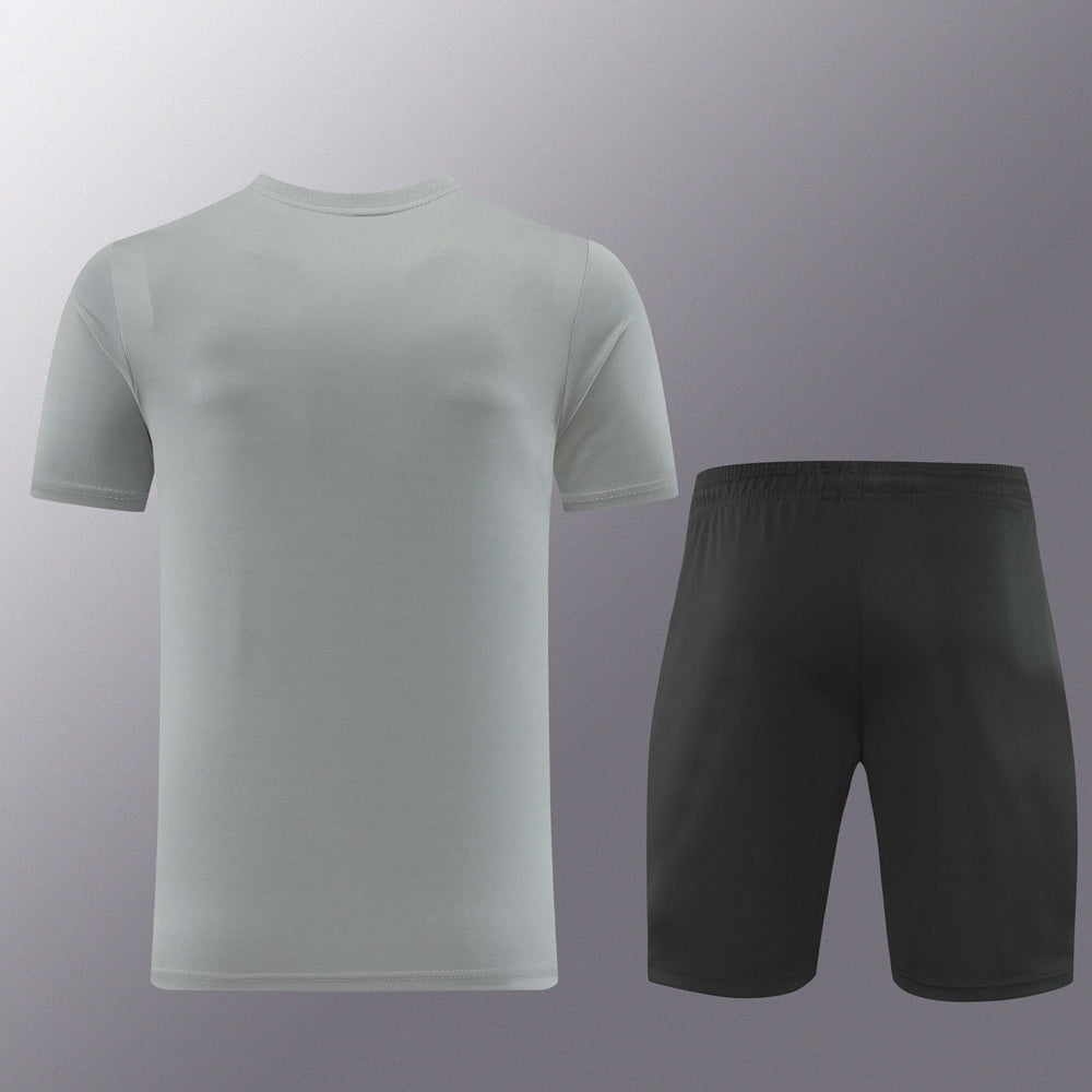 ND06 gray shorts suit S-2XL