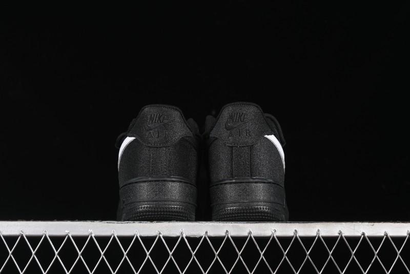 Nike Air Force 1 '07 Low White Black Starry Full Diamond Lace-Up Low-Top Casual Sneakers - ZH0316-032
