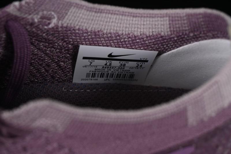 Nike Vapormax Flyknit Breathable Casual Running Shoes with Full-Length Air Cushion - 849557-500