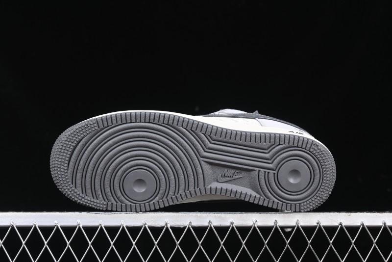 Nike Air Force 1 '07 Low Stussy Collaboration - Pig Grey Swoosh Low-Top Casual Sneakers - XZ3318-066
