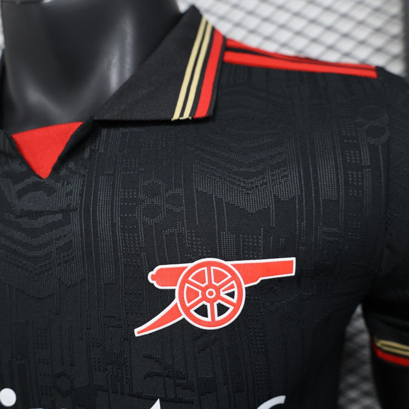 Player Version 25/26 Arsenal Black POLO Jersey