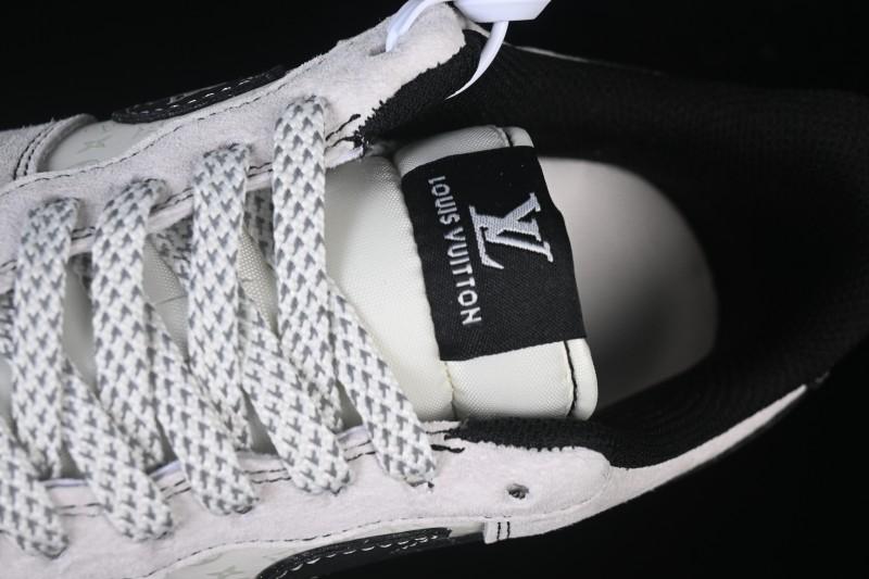 Nike Air Force 1 '07 Low LV Collaboration Black Swoosh Woven Label Casual Sneakers - CX5050-Y23
