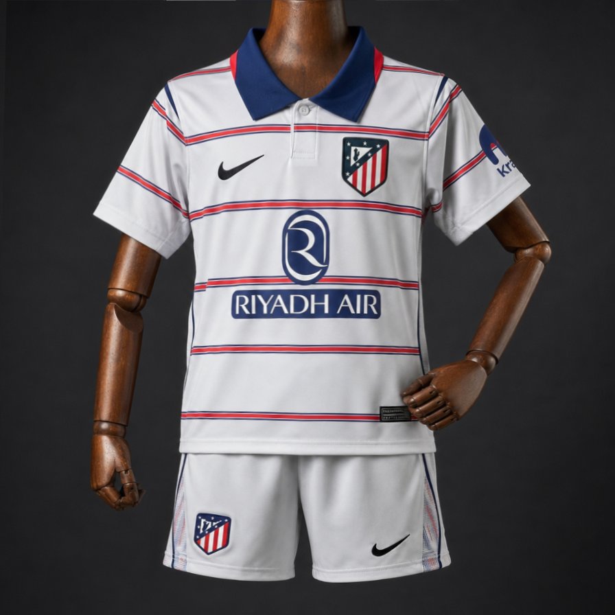 26/27 Kids Atletico Madrid Third Grey Jersey