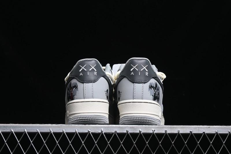 Nike Air Force 1 Low "Vinyl" Casual Sneakers with Lace-Up Design - KS6896-666