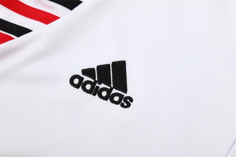 Retro 03/04 AC Milan White Half Zipper Jacket