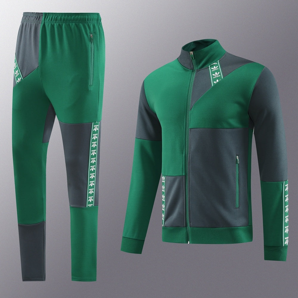 AJ12 green suit S-2XL