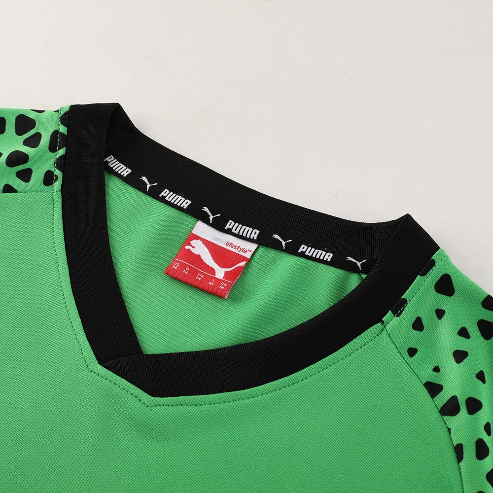 PD02 green shorts suit S-2XL