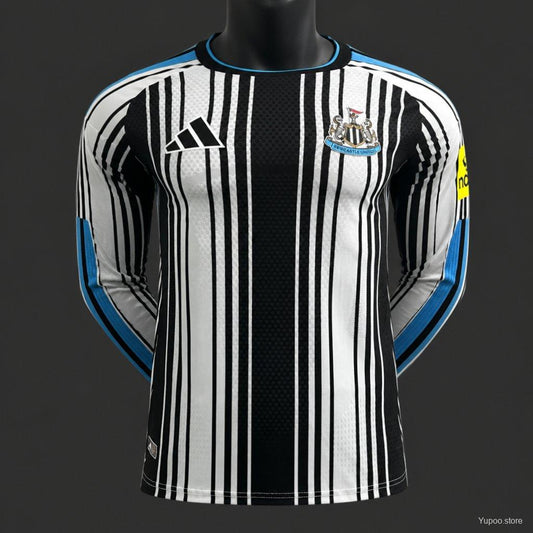 Player Version 26/27 Newcastle United Home Black White Long Sleeve Jersey
