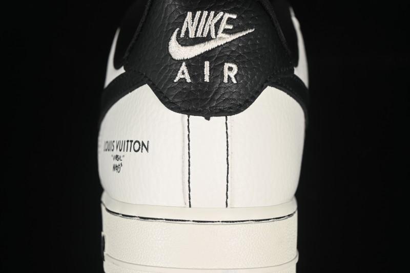 Nike Air Force 1 '07 Low LV Collaboration Cream Black Casual Sneakers - BZ6808-103