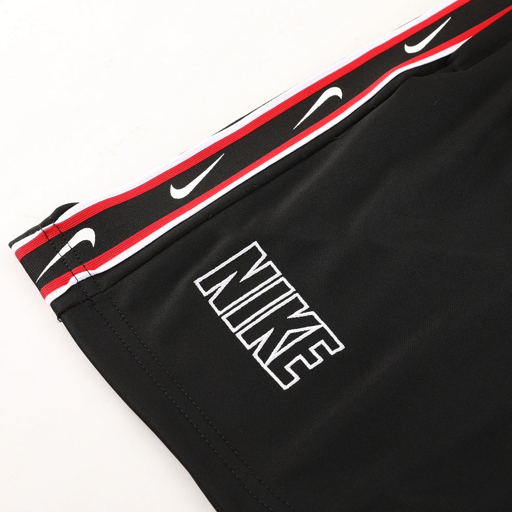 ND03 black and red shorts suit S-2XL