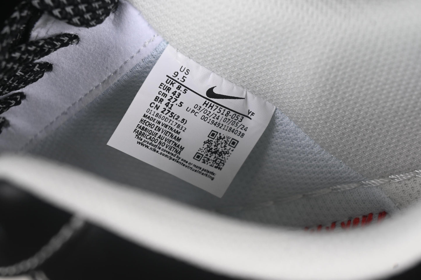 Nike Air Force 1 '07 Low Supreme Casual Sneakers in Beige Black - HH7518-053