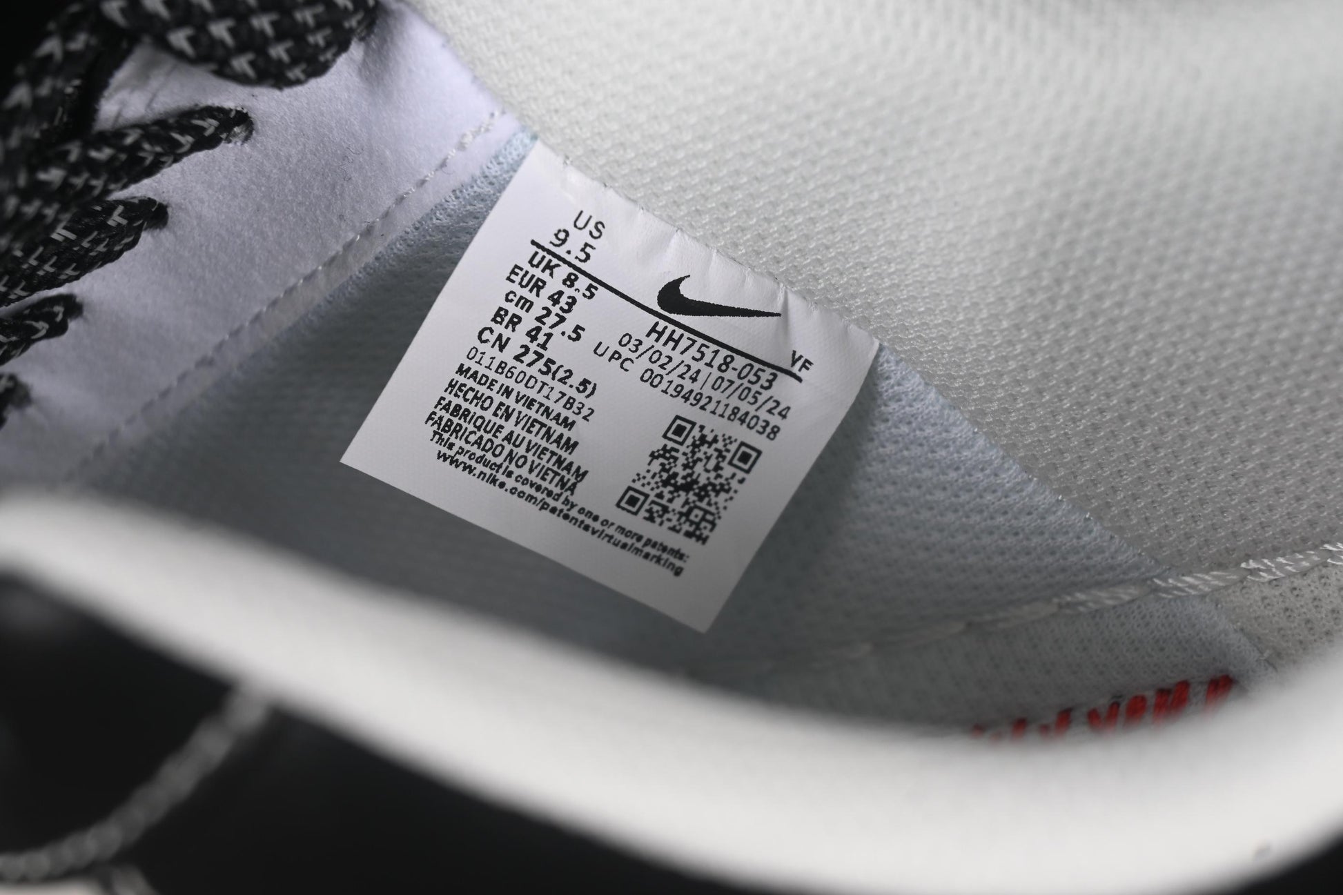 Nike Air Force 1 '07 Low Supreme Casual Sneakers in Beige Black - HH7518-053