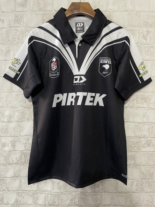 2024 New Zealand Kiwis Black with White V-Chevron Jersey