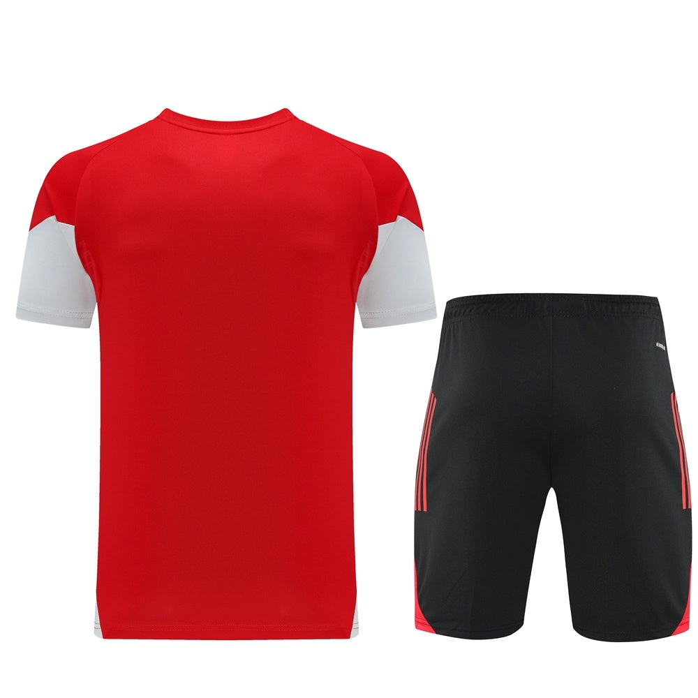 AD09 red shorts suit S-2XL
