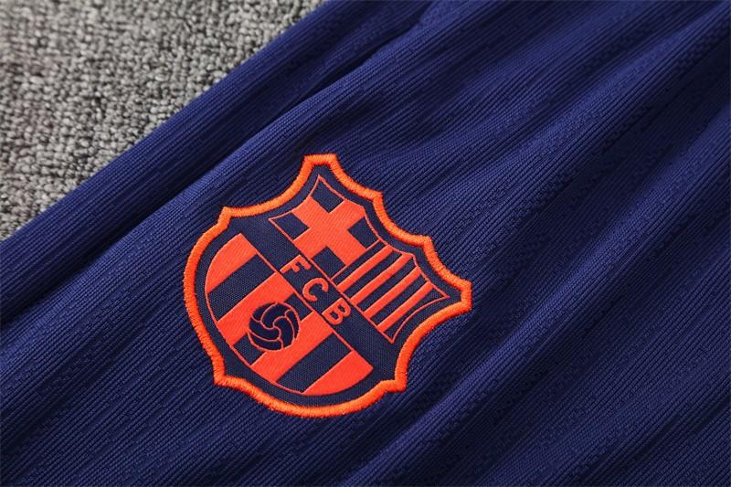 Player Version 25/26 Barcelona Orange T90 Half Zipper Jacket+Long Pants