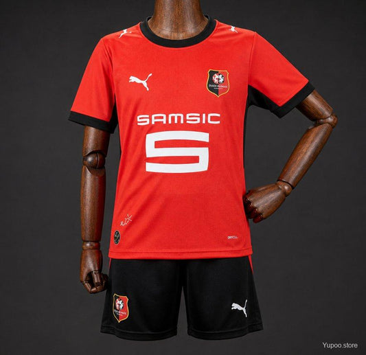 26/27 Kids Stade Rennais Red Jersey