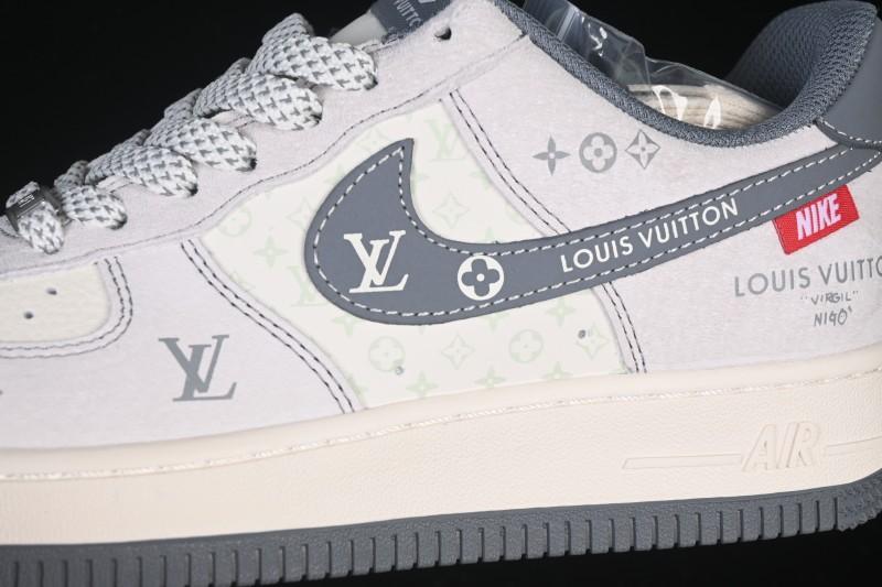 Nike Air Force 1 '07 Low LV Collaboration Grey Hook Woven Label Casual Sneakers - CX5050-Y25