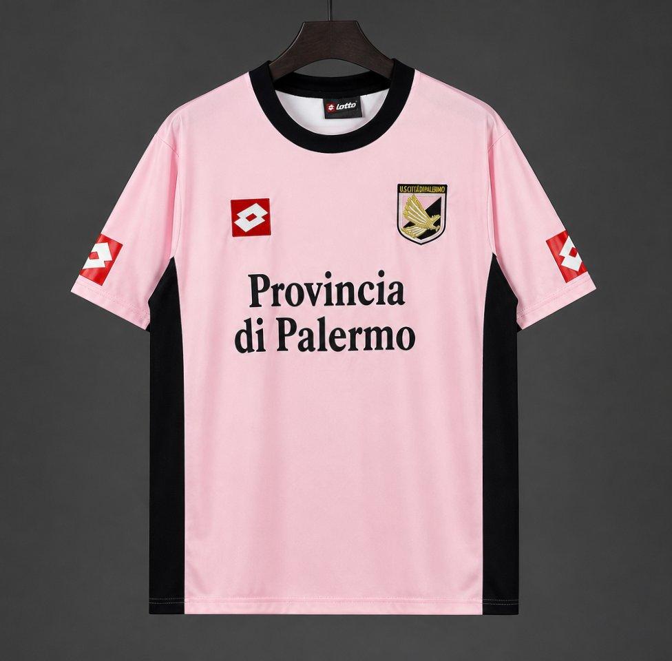 Retro 2004/06 U.S. Città di Palermo Pink & Black Home Jersey