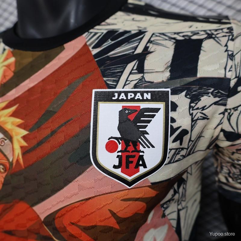 Player Version 2025 Japan Multi-Color with Naruto Anime Character Jersey
