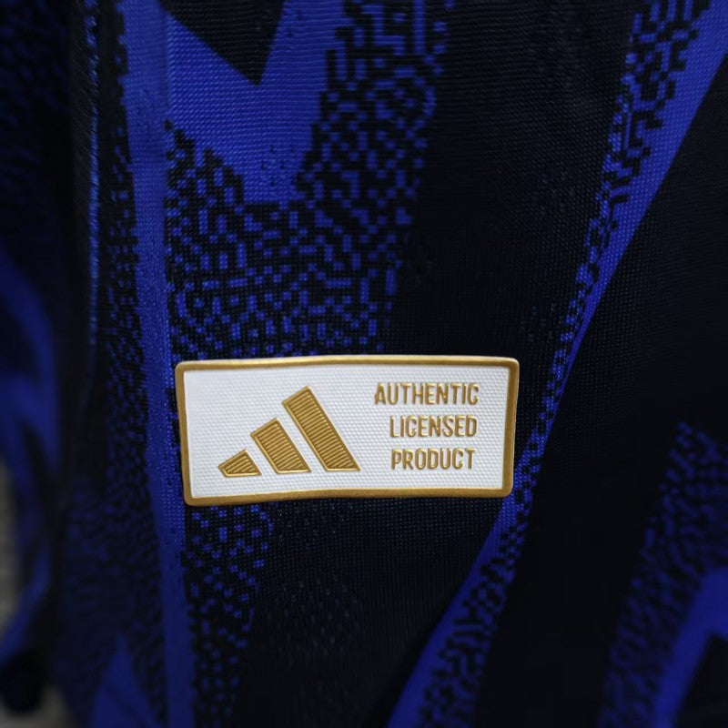 Player Version 25/26 Arsenal Third Blue with Geometric Lightning Pattern Jersey