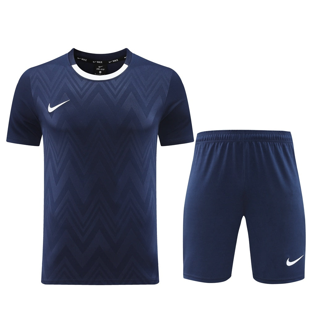 ND06 sapphire blue shorts suit S-2XL