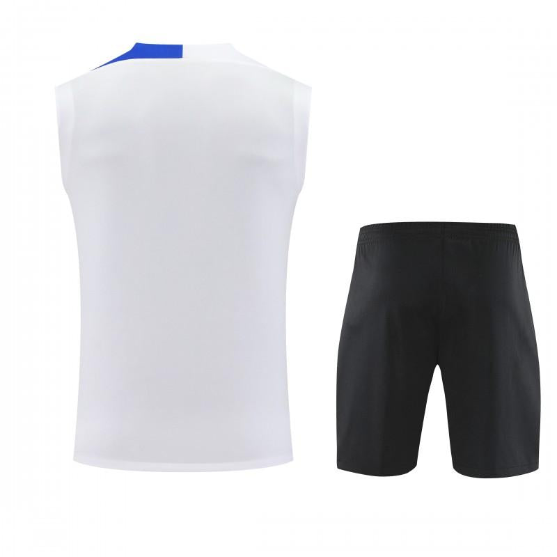 25/26 PSG White Vest Jersey+Shorts