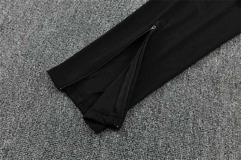 Player Version 26/27 Paris Black Half Zipper Jacket+Long Pants