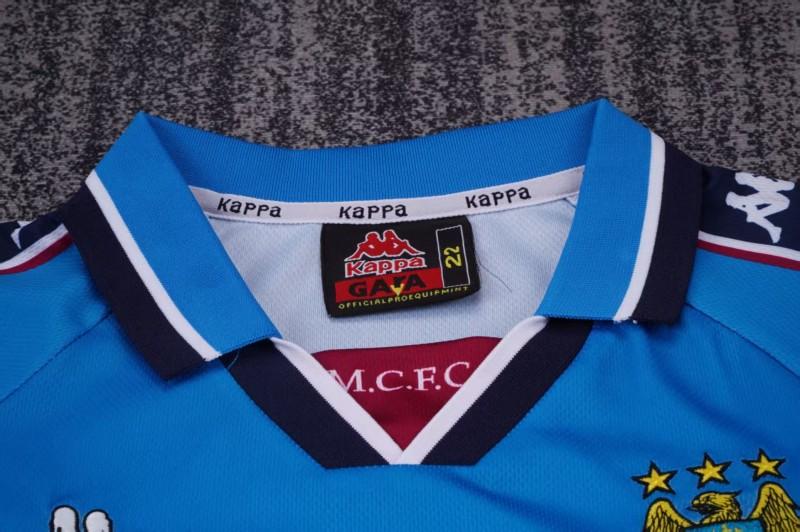 Retro Kids 97/98  Manchester City Home Jersey