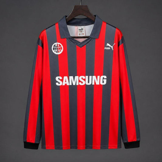 Retro 92/93 Eintracht Frankfurt Home Long Sleeve Jersey