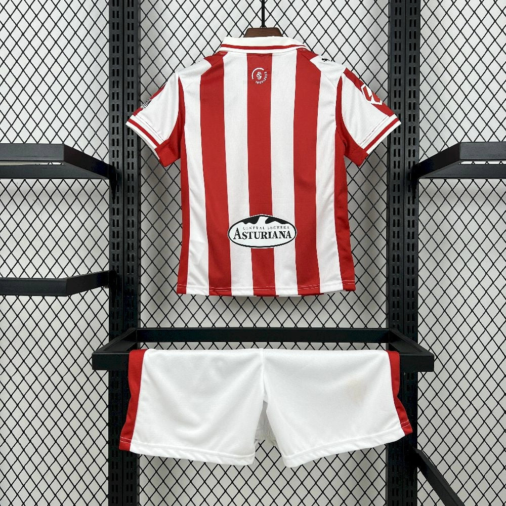 2025/26 Kids Sporting De Gijon Home Kit