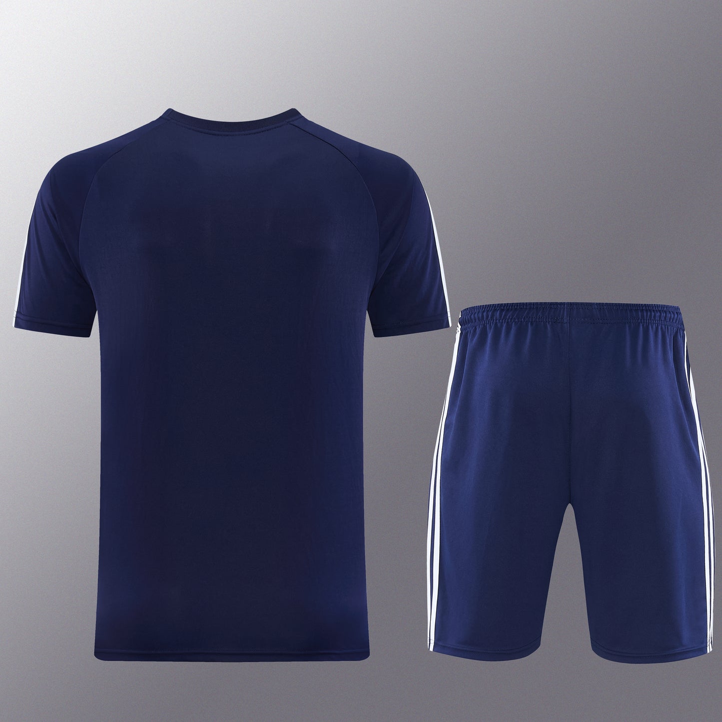 AD15 sapphire blue shorts suit S-2XL