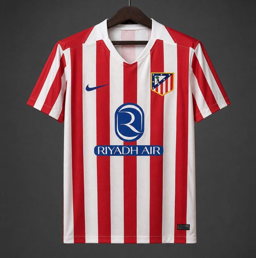 25/26 Atletico Madrid Home Jersey With Griezmann Special Printing