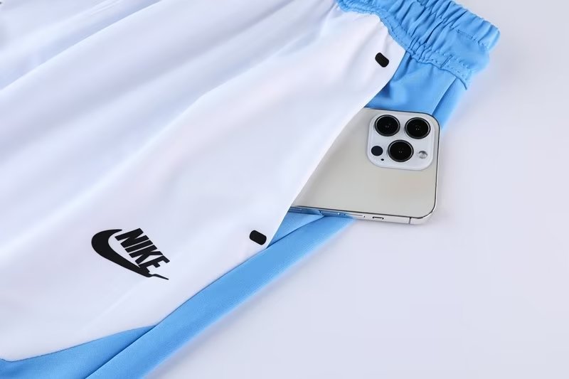 ND01 blue shorts suit S-2XL