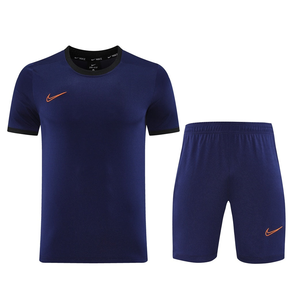 ND08 sapphire blue shorts suit S-2XL
