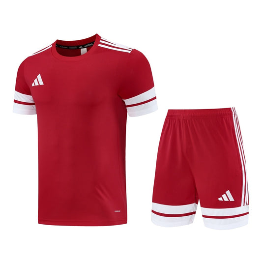 AD10 red shorts suit S-2XL