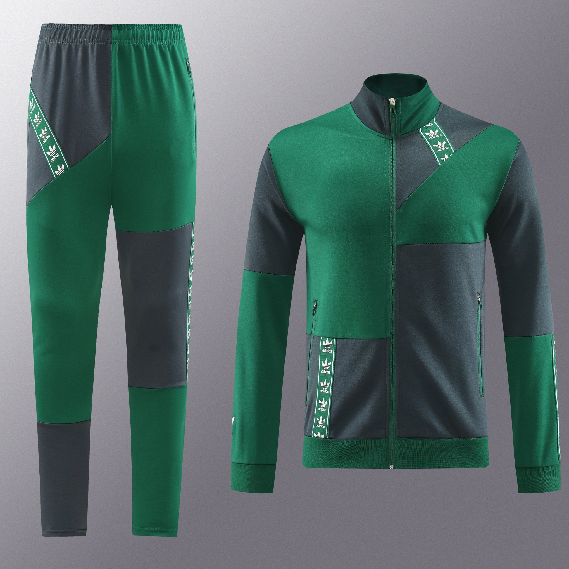 AJ12 green suit S-2XL