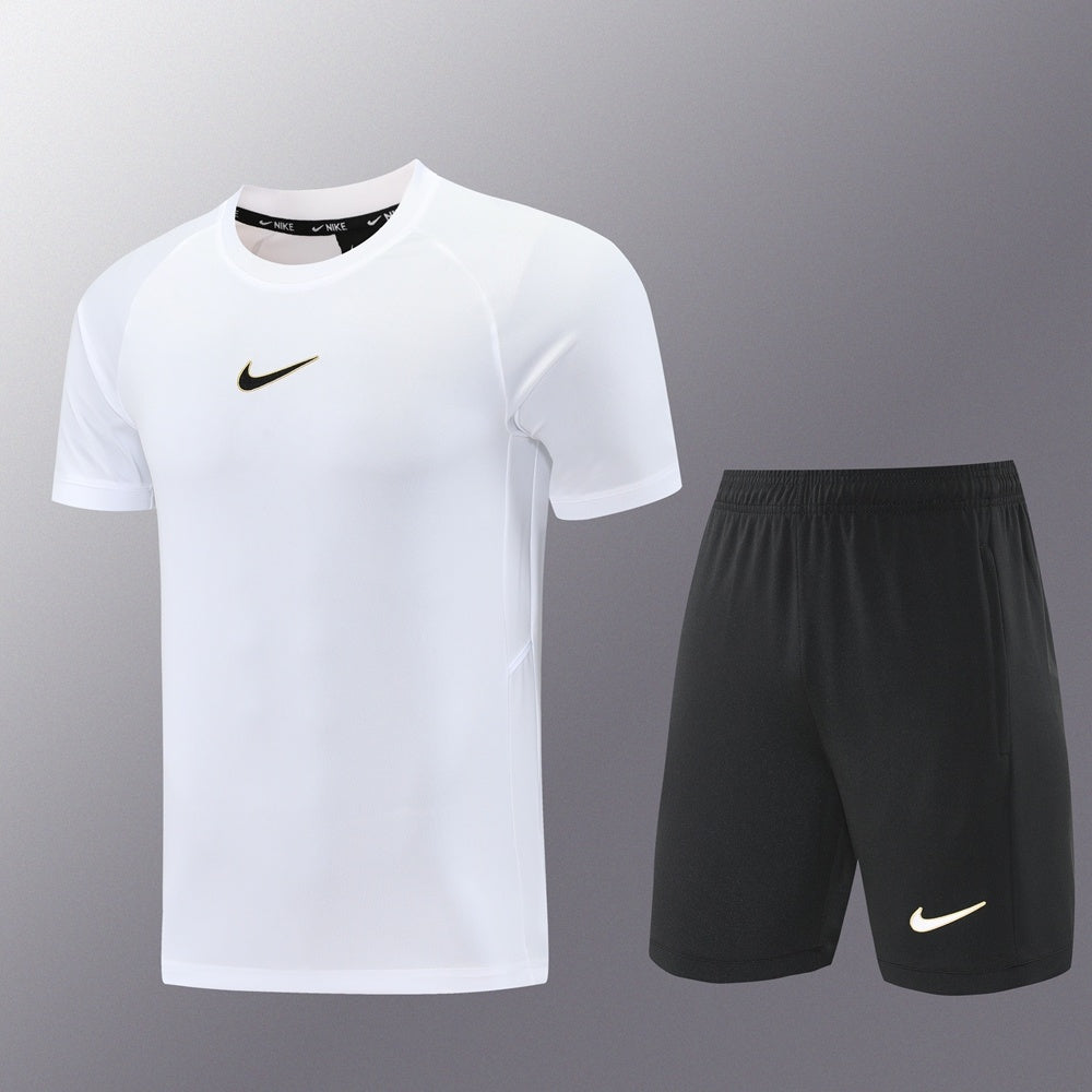 ND09 white shorts suit S-2XL