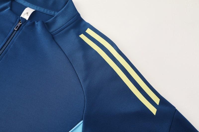 25/26  Adidas Navy Blue Full zipper Jacket Tracksuit+ long pants