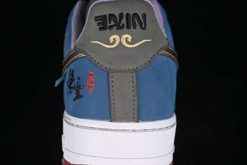 Nike Air Force 1 '07 Low Black Myth Wukong Collaboration Casual Sneakers - AF2434-109