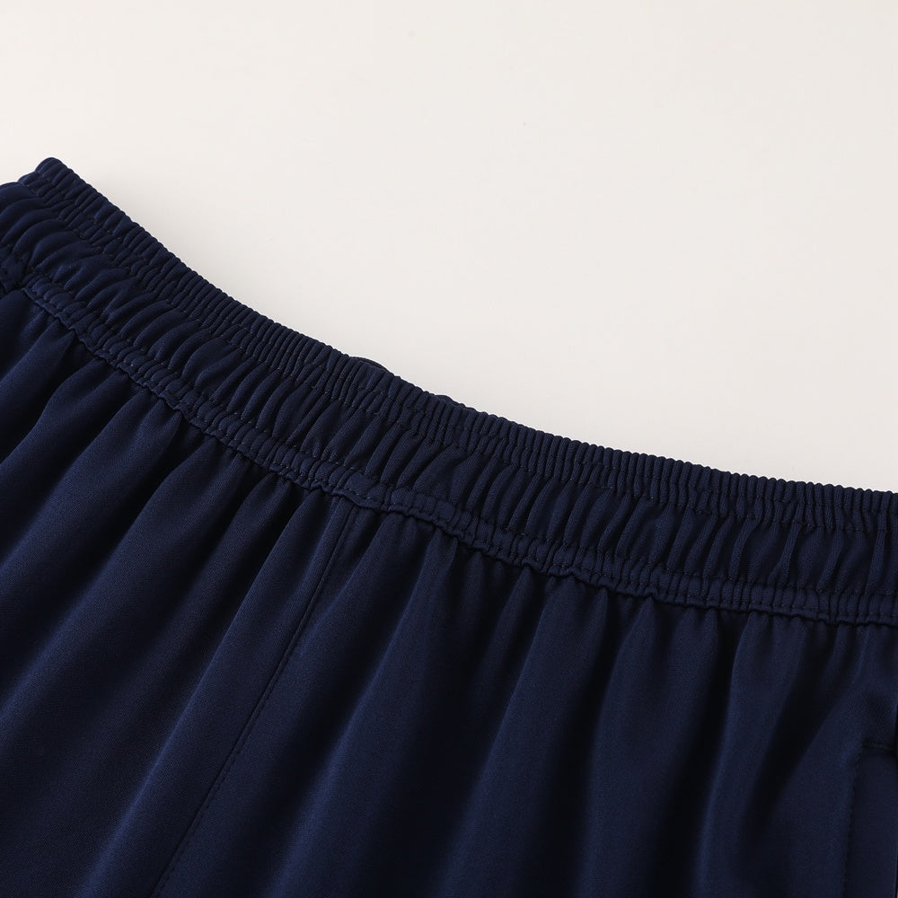 AD07 sapphire blue shorts suit S-2XL
