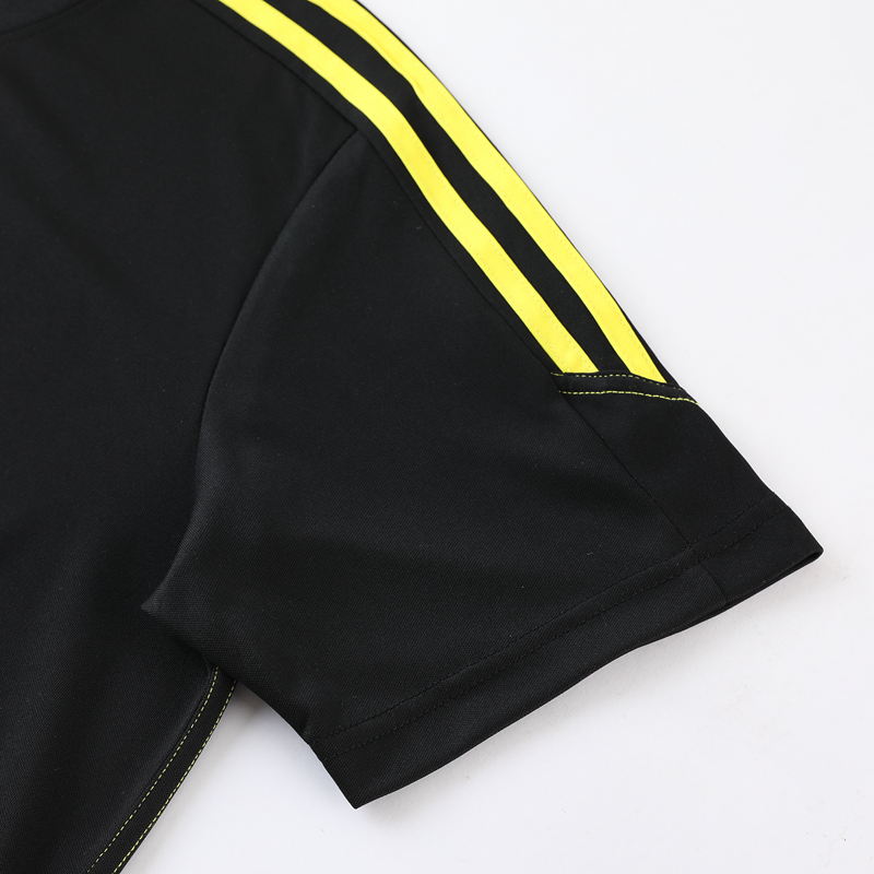 AD02 black and yellow trousers suit S-2XL