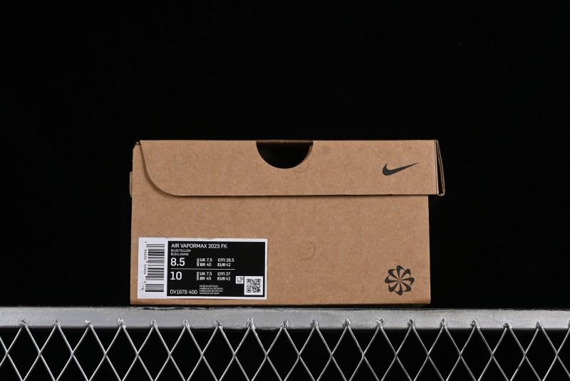 Nike Vapormax 2023 Flyknit Running Shoes with Full-Length Air Cushion - DV1678-001
