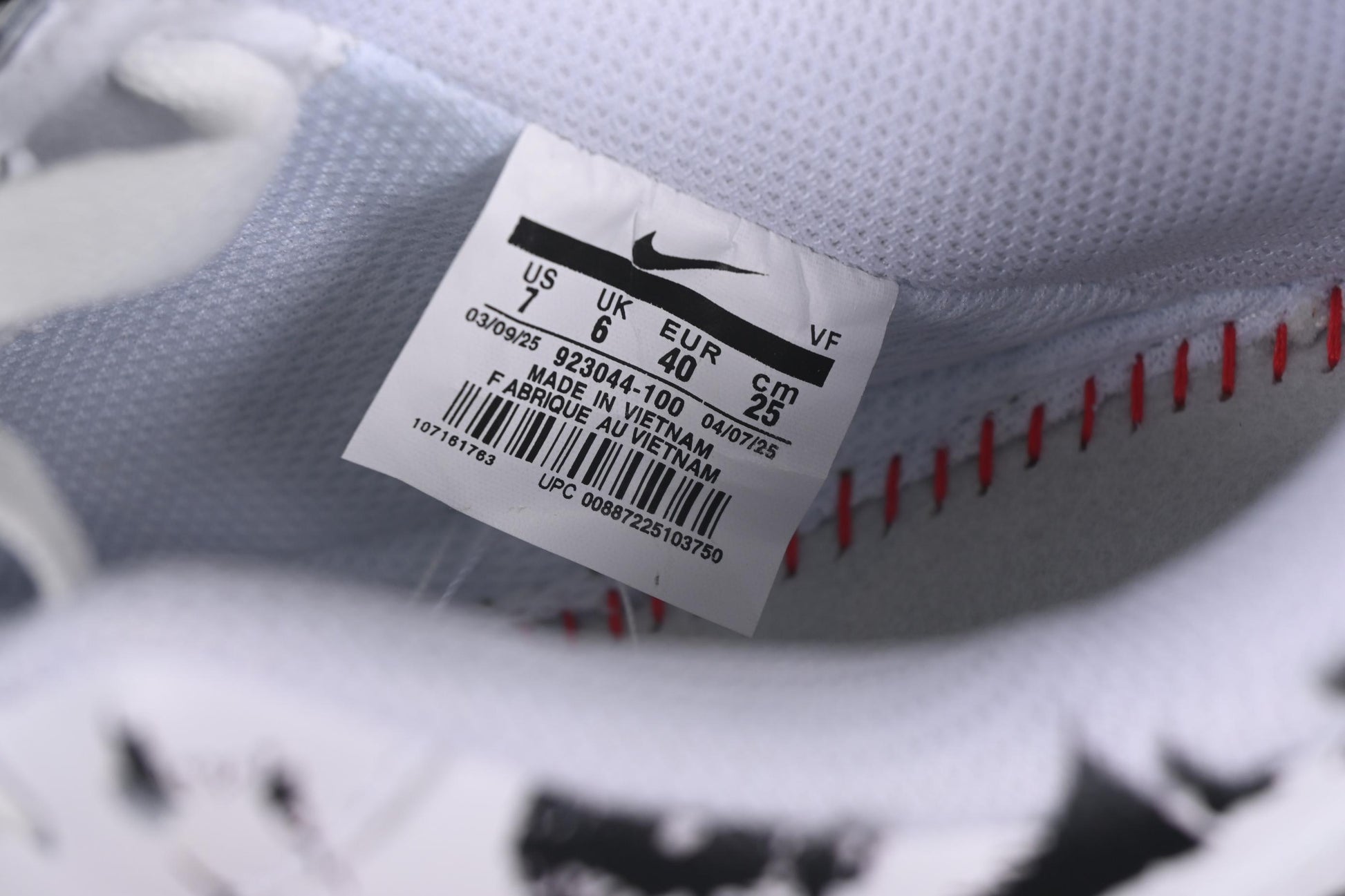 Nike Air Force 1 Low '07 Comme des Garcons Shirt Supreme Collaboration Casual Sneakers - 923044-100