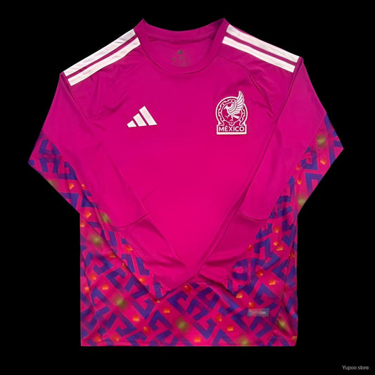 2026 Mexico Pink Long Sleeve Goalkeeper Jersey