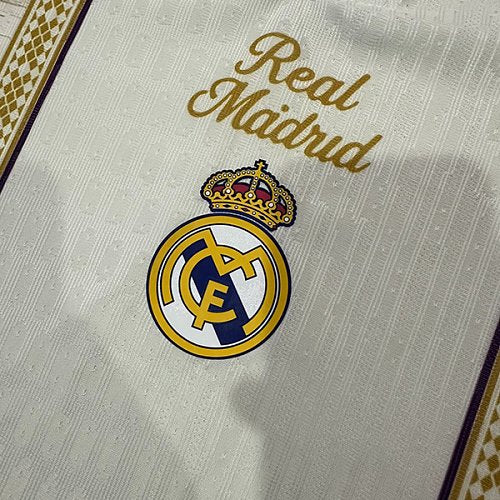 26/27 Real Madrid City Edition Cream with Gold and Polo Collar Jersey