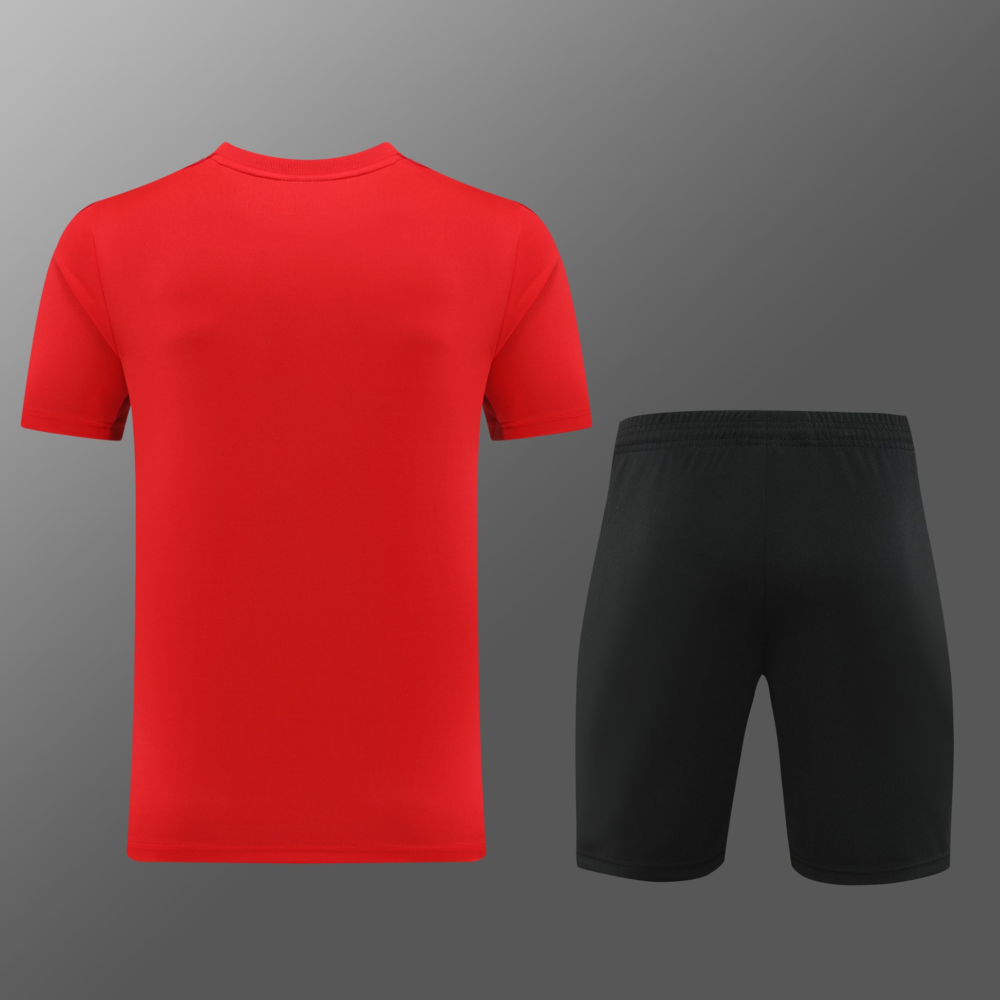 ND02 red shorts suit S-2XL