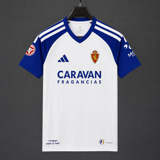 26/27 Real Zaragoza Home Jersey